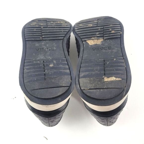 VINCE alligator crocodile embossed leather sneaker - Picture 12 of 13